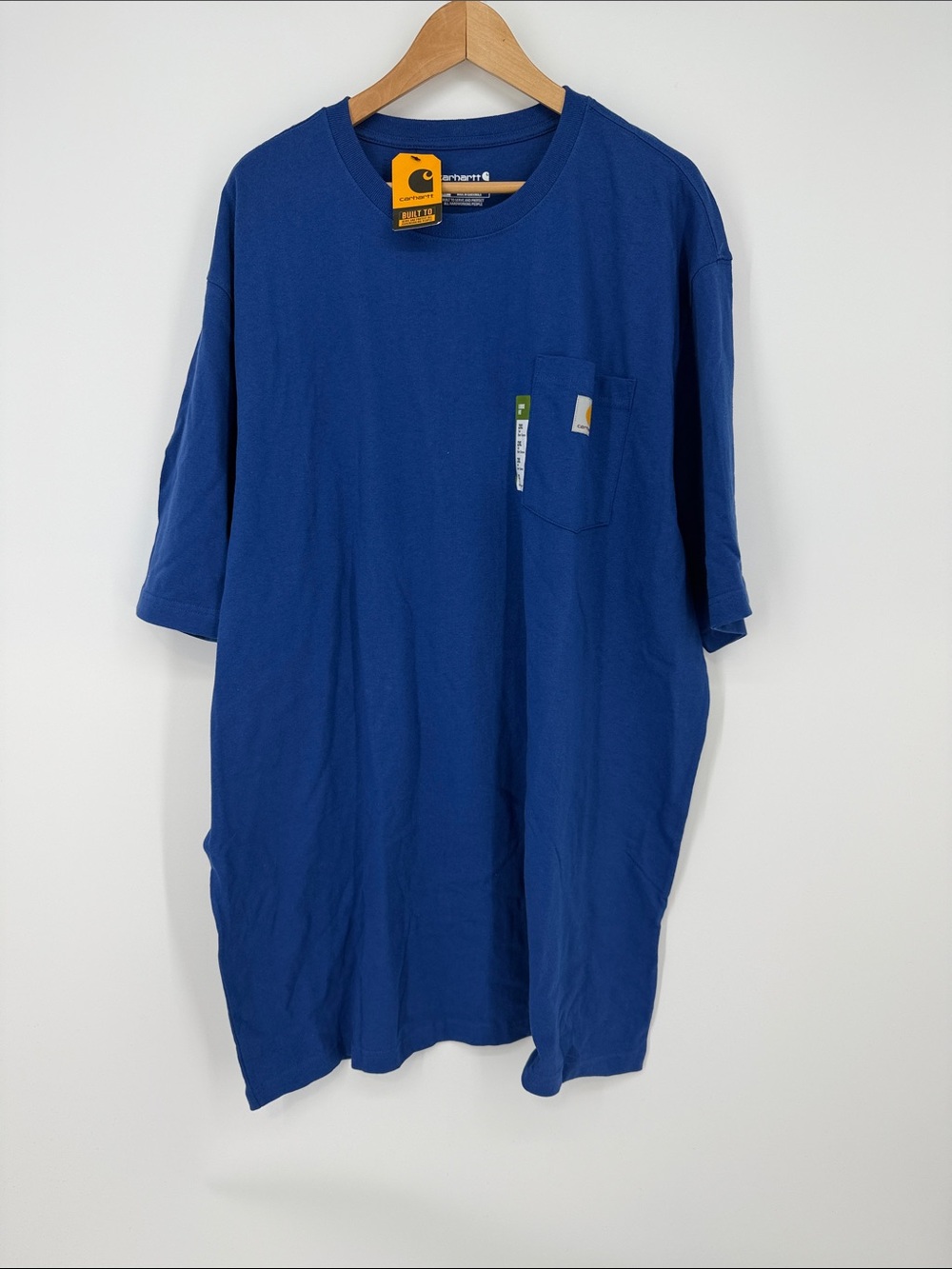 Carhartt Men’s Royal Blue Short-Sleeve Pocket Tee NWT